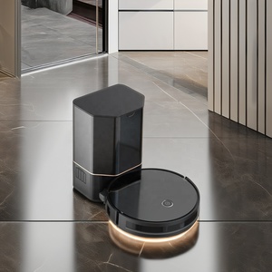 M8 <span class=keywords><strong>Robot</strong></span> Aspirateur Auto-Vidange Poubelle 4000Pa Aspiration App Contrôle Nettoyage des Sols Balayage Vadrouille Aspirateur Usage Domestique - Product Image 2