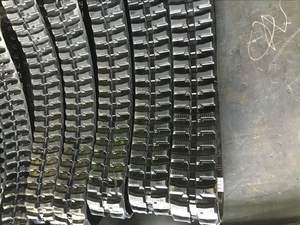 Cinghie di gomma 230*72*46 escavatore scavatore cingolo per HANIX RT1000/RT80/100 b3 <span class=keywords><strong>HITACHI</strong></span> KUBOTA - Product Image 3