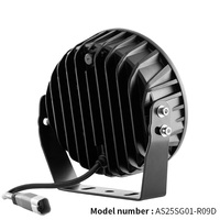 Phare de travail LED rond 9/7/5 pouces en option avec DRL blanc/ambre pour 4x4, camion, Jeep, SUV, DC 10-30V
