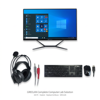 School Computer Lab Solution 21.5 23.8 Inch AIO PC Intel Core I3 I5 Windows 11 Auto Restore Screen Broadcast Exam Lock
