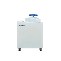 Autoclave vertical BIOBASE avec volant pour ouvrir la porte, autoclave vertical pour laboratoire