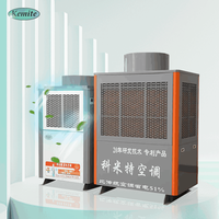 Climatiseur industriel standard mondial Kemite avec compresseur scroll R410A, haute efficacité, système de refroidissement par évaporation AHU, système split