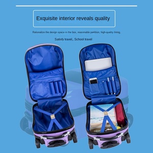 Nueva actualización ABS + PC equipaje de viaje de moda para <span class=keywords><strong>coche</strong></span> bebé niños caso impermeable Spinner Caster elegante <span class=keywords><strong>maleta</strong></span> - Product Image 3