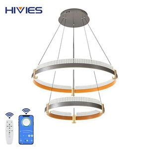 Plafond de hall d'éclairage de luxe à bas prix suspendu grand hall suspendu lustre LED moderne 186W - Product Image 4