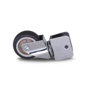 <span class=keywords><strong>Rueda</strong></span> <span class=keywords><strong>Giratoria</strong></span> Silenciosa de TPR para Cuna con Soporte en U, Material Seguro, Ruedas para Silla de Oficina y Muebles - Product Image 4