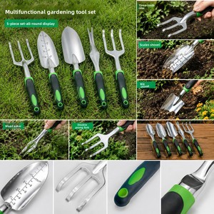 Juego de Herramientas de Jardinería para el Hogar, Balcón, Plantación de Flores y Vegetales, Plantación en Macetas, Aflojamiento del Suelo - Empaque en Caja Personalizable - Product Image 2