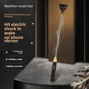 Bâton électrique pour adultes, jouets sexuels BDSM, <span class=keywords><strong>fouet</strong></span> érotique sexy et plug anal pour hommes et femmes, outil d'entraînement SM féminin - Product Image 1