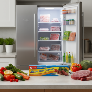 Sacchetti per congelatore Huike 20x30x5 cm 60 pezzi grandi per la conservazione degli alimenti - Product Image 2