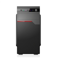Boîtier PC Gaming Micro ATX ITX Mid-Tower en Gros avec Panneau Latéral en Verre Trempé pour Ordinateur de Bureau Professionnel en Stock