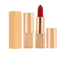 Rouge à lèvres mat waterproof 24 couleurs, sans cruauté, minéral, OEM, marque privée, longue tenue, sans logo, tube carré, maquillage beauté
