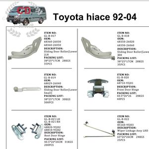 トヨタハイエース1992-2004用車両全体ドアロックコアイグニッションロックシリンダーを始動 - Product Image 2