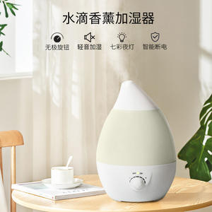 Nuevo humidificador de gotas de agua con atomizador ultrasónico de 2.6-4L para uso en el hogar, dormitorio u oficina con opciones de color. - Product Image 3