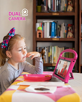 Tablette Android K7 Pro 7 pouces pour enfants, nouvelle coque anti-choc avec contrôle parental, tablette éducative WiFi pour tout-petits