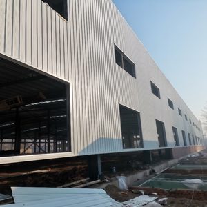 Trung Quốc Lớn Khoảng Công Nghiệp Đúc Sẵn Kim Loại Nhà Kho Kết Cấu Thép Nhà Kho Tòa Nhà Cho Nhà Để Xe Lưu Trữ - Product Image 3