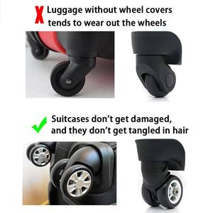 Protector de Ruedas de Silicona para Maletas, Fundas para Maletas, Regalo para Viajes, con Ruedas Giratorias, Carcasa Rígida y Blanda, Más Vendido - Product Image 3
