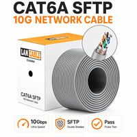 Câble LAN FTP Cat6 de 305 m de qualité supérieure, fiable, en CCA, pour câblage structuré, ligne Ethernet haute vitesse