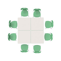 Meubles de garderie, ensemble table et chaises pour enfants, table d'étude, chaise, mobilier de maternelle, activité en classe, bureau et chaise combinés