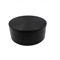 Broyeur à herbes manuel en métal, 40mm, 50mm, 63mm, 75mm, 100mm, 2 pouces, 2,5 pouces, 4 pièces, 4 couches, grand format, accessoire pour fumer les herbes