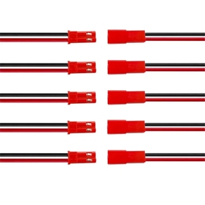 100MM 150MM2ピンJSTプラグコネクタRCおもちゃ用オスメスプラグコネクタケーブルワイヤーバッテリーLEDランプ - Product Image 3