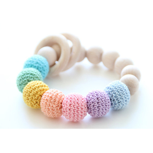 <span class=keywords><strong>Personnalisé</strong></span> Arc-En-Ciel Bébé Jouet <span class=keywords><strong>De</strong></span> <span class=keywords><strong>Dentition</strong></span> Bracelet <span class=keywords><strong>Dentition</strong></span> Bébé Hochets <span class=keywords><strong>Dentition</strong></span> - Product Image 2