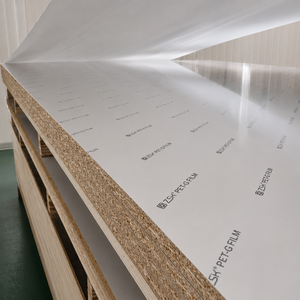 Panneau de particules stratifié PET de première qualité, surface mate anti-rayures, pour la construction de meubles de <span class=keywords><strong>bureau</strong></span> - Product Image 2