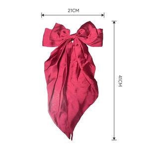 Personnalisation en Gros de Pinces à <span class=keywords><strong>Cheveux</strong></span> à Grand Nœud Solide Doux et Élégant pour Usage Quotidien et Noël - Product Image 5