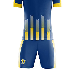 ผู้ผลิตชั้นนำ ผู้จัดจำหน่ายที่ดีที่สุด ชุดยูนิฟอร์มฟุตบอลชายคุณภาพสูง สีและโลโก้ปรับแต่งได้ ผลิตจากโพลีเอสเตอร์ 100% - Product Image 6