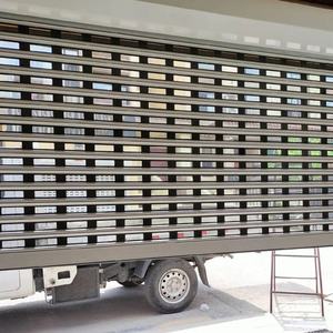 Persiana de aluminio Impermeable Seguridad Persiana enrollable Tienda Puerta de persiana enrollable delantera - Product Image 4