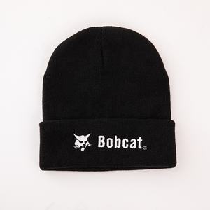 Gorro de punto vanguardista cálido de calidad superior con lazos bordados personalizados Patrón a cuadros Impresión digital para viajes de negocios en la playa - Product Image 1