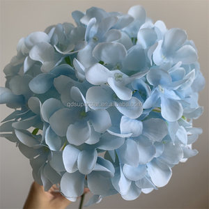 E-200 vente en gros <span class=keywords><strong>de</strong></span> haute qualité hortensia mariage Table à manger disposition fenêtre affichage soie hortensia artificiel <span class=keywords><strong>bleu</strong></span> clair - Product Image 2