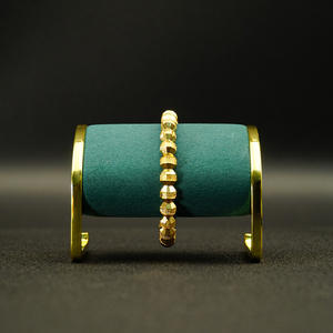 กำไลข้อมือผู้หญิงชุบทองแบบดรอปชิปปิ้ง สไตล์ดูไบ อินเดีย สำหรับเจ้าสาว ดีไซน์เรขาคณิตแบบโปร่ง ของขวัญ ขายส่ง - Product Image 5