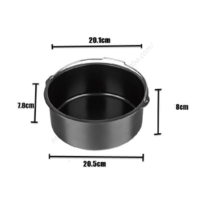 Juego de Revestimientos para Freidora de Aire de Acero Inoxidable al por Mayor, Aptos para Alimentos, Antiadherentes, Accesorios para Horno - Product Image 5