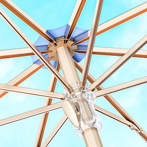 Petit <span class=keywords><strong>parapluie</strong></span> pliant français doré à double usage, protection solaire UV, fabricants en gros, impression - Product Image 5