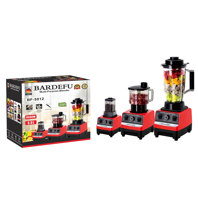 Stokta mutfak 9500W 2.5L 3L tezgah profesyonel masa ticari mikser ağır 3 In 1 Blender