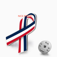 Épinglette en émail avec ruban du drapeau du Mexique, en acier inoxydable, accessoire patriotique adapté aux vêtements, sacs à dos et chapeaux pour femmes et hommes