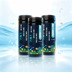 Tiras Reactivas 7 en 1 para <span class=keywords><strong>Acuario</strong></span>, 100 Tiras, Kit de Prueba de Agua para Peceras, pH, Amoníaco, Nitrito, Nitrato, <span class=keywords><strong>GH</strong></span>, <span class=keywords><strong>KH</strong></span>, Cloro, Agua Dulce - Product Image 6