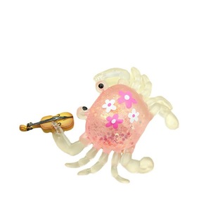 Juguete Blandito de Goma con Forma de Cangrejo Marino, Creativo, con Polvo Dorado, de Malta - Product Image 5