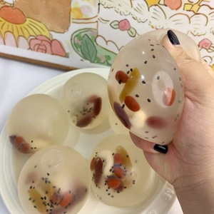 New 8cm Chinese-Style Tapioca Starch Ball TPR <b>Squishy</b> Ball Toy Stress Relief Gift for Kids and Adults Relax Time Squeeze Toy - Product Image 3