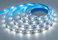 Gudang komersial IP67 anti air 5V DC lampu lembut 60 lampu/meter 8mm Strip lampu LED fleksibel dengan kontrol suara & Dimmable