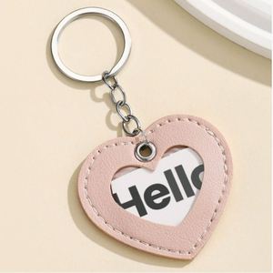 Modern Heart-Shaped Keychain Pu Leather Handbag Pendant Charming Accessory for Girls <b>Phone</b> Bags Elegant Bag <b>Charm</b> - Product Image 2