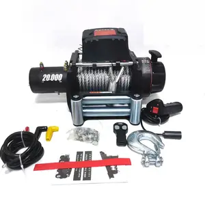 DAO MeChanical Trailer Winch Electric 12v Heavy Duty Winch For Truck Tow Winche 20000 Lbs