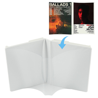Boîtier Vide de Rangement pour Cassettes Audio, Type Clamshell Blanc en Vinyle, Étui de Remplacement pour 1 Cassette Unique