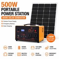 Générateur d'énergie solaire portable Wasion 500W, batterie LiFePO4 360Wh, station d'alimentation portable avec WIFI, Bluetooth, charge rapide