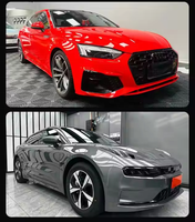 Film de protection de voiture rouge course super brillant, film changeant de couleur, protection UV, protection UV à 99%, application sans bulles, séchage rapide, 1,52*17m, vinyle PET PVC