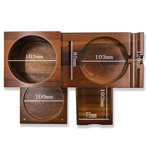 Cendrier à cigares en bois de luxe Ensemble d'accessoires à cigares personnalisés durables de luxe Coffrets cadeaux - Product Image 6