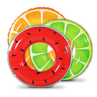 Groothandel Verdikte Opblaasbare Zwemband Watermeloenpatroon Kinder Zwemband Duurzaam PVC Zomer Waterspeelgoed voor Strand