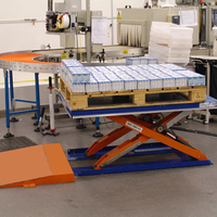 Plateforme élévatrice à ciseaux hydraulique 3 tonnes avec table de 2000x1200mm et temps de levage de 30-40 secondes pour la manutention de marchandises dans les centres logistiques
