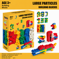 Blocs de construction, jouets DIY pour enfants, assemblage de grandes pièces, jouets éducatifs, composants à gros grains compatibles avec les blocs de construction