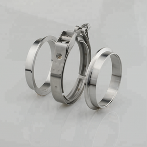 304ステンレス鋼2インチ排気Vバンドクランプ - Product Image 2