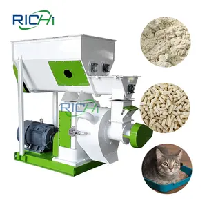 RICHI Starch Lightweight Bentonite Clay Tofu Cat Litter Manufacturer Machinery For Sale